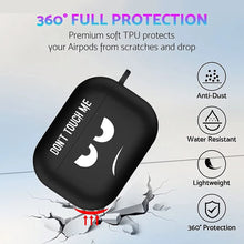 Load image into Gallery viewer, Creative Black Apple AirPods Case Cool Expression Protective Cover for All Generations