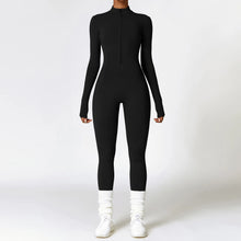 Load image into Gallery viewer, Yoga Velvet Jumpsuit Fitness Sports Gym Clothing Set Yoga Wear Pilates Workout Clothes for Women Outfit Push-up Activewear