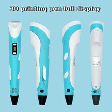 Load image into Gallery viewer, USB 3D Printing Pen with 9M PLA Filament - DIY Drawing Art Tools for Kids &amp; Gifts