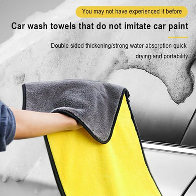 Lint-Free Car Cleaning Towels - Absorbent Microfiber Cloth Set for Detailing