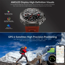 Load image into Gallery viewer, New T-Rex 3 Pro Dual-Band GPS Military Smart Watch 48mm 10ATM Water-Resistant 500mAh Battery Compass Altimeter AGPS Smart Watch