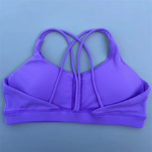 Load image into Gallery viewer, Solid Color soft high strength Women Fitness Bra Tight Sport Top Comprehensive Training Gym Yoga Underwear  Tight With Chest Pad
