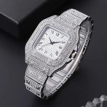 Load image into Gallery viewer, Men&#39;s Luxury Stainless Steel Quartz Wristwatch Business Casual Silver Watch