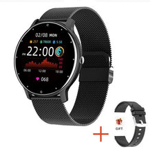 Load image into Gallery viewer, LIGE Smart Watch Women Men Full Touch Screen Bluetooth Call Smartwatch Waterproof Sports Fitness Tracker Watches for Android iOS