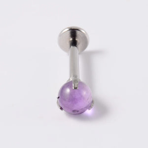 Surgical Steel Stone Stud Earring Tragus Helix Daith Cartilage Piercing