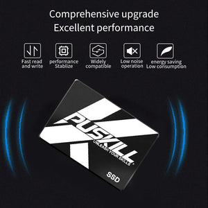 PUSKILL SSD 1TB-256GB (SATA3, 2.5", Laptop/Desktop)