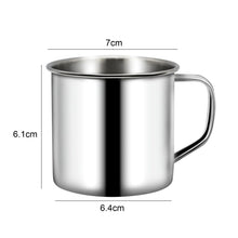 Load image into Gallery viewer, Stainless Steel Coffee Mugs Insulated Coffee &amp; Tea Cup with Handles Shatterproof 200mL Metal Cup Mug Kitchen Accessories