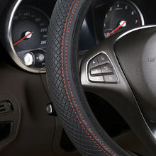 Load image into Gallery viewer, Steering Wheel Cover Anti Slip Breathable Steering Cover Universal Microfiber PU Leather Steer Wheel Protector No inner circle