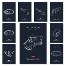 Load image into Gallery viewer, F1 International Track Circuit Canvas Painting – Wall Art