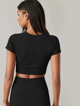 Load image into Gallery viewer, Women Yoga Top Seamless Sport T Shirts Fitness Clothes Short Sleeve Yoga Shirt Gym Top Running Active Wear Sport Top