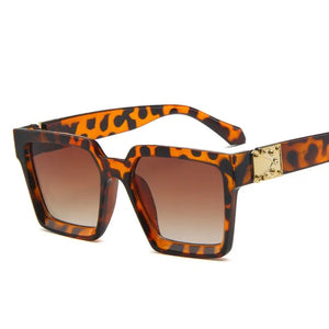 Men's Square Sunglasses Luxury Brand Designer Retro UV400 High Quality Gafas De Sol