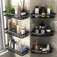 Load image into Gallery viewer, Aluminum Bathroom Shelf - No Drill Shower Rack &amp; Kitchen Organizer