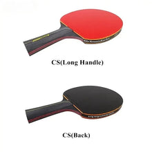 Load image into Gallery viewer, 5/6 Star Table Tennis Racket 2PCS Professional Pinng Two-Piece Pure Wood Table Tennis Paddle High-quality Set with A Bag