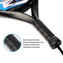Load image into Gallery viewer, IANONI Padel Racket Carbon Fiber Surface with EVA Memory Flex Foam Core Padel Tennis Racquets Lightweight