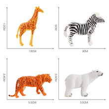 Load image into Gallery viewer, High Quality PVC Jurassic Dinosaur Action Figures – T-Rex &amp; Brachiosaurus Toy Model for Kids