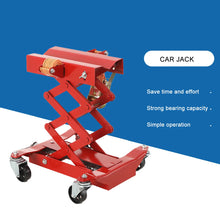Load image into Gallery viewer, 200kg Floor Transmission Jack Motorcycle Lifting Platform Motorcycle Lifter Mounting Bracket Motorcycle Lift Repair Tool