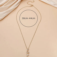 Load image into Gallery viewer, Obega Lovely Bear Necklace for Women - Cubic Zirconia Inlaid Gold Chain Cute Pendant