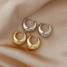 Load image into Gallery viewer, Vintage Chunky Stainless Steel Hoop Earrings For Women Fashion Simple Round Circle Simple Earrings Party Jewelry Holiday Gifts
