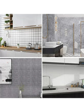 Load image into Gallery viewer, 10Pcs Self-adhesive Marble Tiles Sticker Waterproof 30cmx60cm Tiles Floor Stickers PVC Tile  Kitchen Bathroom Wall Sticker