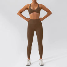 Load image into Gallery viewer, 2PCS Yoga Suit Sports Set Women Quick-Drying Gym Set Women Tracksuit Running Workout Long Sleeve Sports Shirt Yoga Clothing