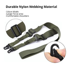 Load image into Gallery viewer, Tactical Two Points Sling Bungee Shoulder Strap Nylon Rifle Belt Outdoor Hunting