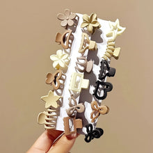 Load image into Gallery viewer, 5/10/20/30pcs Beige Mixed Pack Small Clips, Cute Girl Accessories - Perfect for Daily Use, Special Occasions, or Travel Gifts