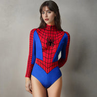 Spiderman Swimsuit for Women One-piece Swimsuits Superhero Jumpsuit The Amazing Spider-Man Cosplay Costumes T Shirts Bodysuit