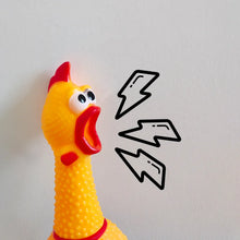 Load image into Gallery viewer, Tough Dog Chew Toy - Screaming Chicken, Squeaky, Durable, Teeth Grinding, Fun!