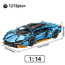 Load image into Gallery viewer, 1280PCS Racing Sport Car Model – Mechanical Speed Supercar Building Blocks Toy for Kids &amp; Adults