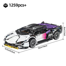 Load image into Gallery viewer, 1280PCS Racing Sport Car Model – Mechanical Speed Supercar Building Blocks Toy for Kids &amp; Adults