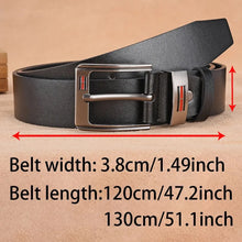 Load image into Gallery viewer, Genuine Leather For Men's High Quality Buckle Jeans Cowskin Casual Belts Business Cowboy Waistband Male Fashion Designer 2025New
