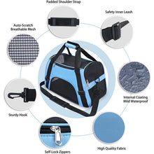 Load image into Gallery viewer, Cat Bags Portable Puppy Dog Carrier Bag Cats Handbag Mesh Breathable Foldable Travel Pet Bag Pet Carrying Supplies