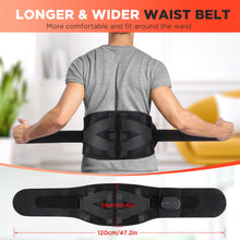 Load image into Gallery viewer, Electric Heating Waist Massager,Vibration Hot Compress Massage Belt,Lumbar Decompression Brace,Lower Back Support,Muscle Relax