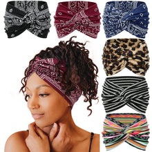 Load image into Gallery viewer, Boho headbands for women - stylish hair accessories for fashion and fitness