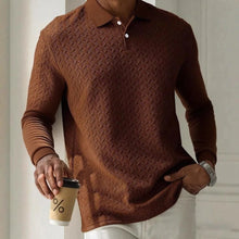 Load image into Gallery viewer, Men Long Sleeve Polo Shirt High Quality Male Clothing Office Polos T-shirt Business Poloshirt Casual Fashion Polo T Shirt Men