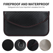 Load image into Gallery viewer, Car Keys Signal Blocker bag Remote Control Blocking Shielding Faraday Bag Protector Bag Keys Pouch Safe Lock Key Case