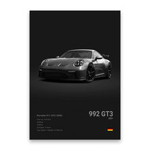 Load image into Gallery viewer, Famous Cars M5 918 GT3 Canvas Wall Art Print Poster G63 STO SLS Decorative Mural Modern Home Decor Birthday Gift Unframed
