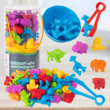 Load image into Gallery viewer, Counting Animal Toys - Stacking Bowl Pairing Game, Color Classification STEM Toy