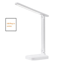 Load image into Gallery viewer, Folding LED Table Lamp: Dimmable, USB Rechargeable, Eye Protection for Study