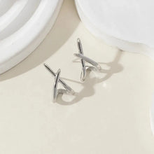 Load image into Gallery viewer, Stainless Steel Cross Stud Earrings for Women Girls Trendy Dainty Simple Minimalist Accessories Party Fashion Jewelry Gifts
