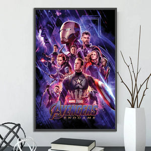 Marvel Movie Poster – Self-Adhesive Wall Mural / Wallpaper