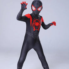 Load image into Gallery viewer, Anime Spiderman Kids Cosplay Costumes Miles Morales Spider Man Jumpsuit for Men Women Superhero Halloween Tight Fitting Clothing