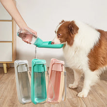 Load image into Gallery viewer, Portable Foldable Dog Water Bottle Dispenser for Hiking, Travel, French Bulldog Pet Supplies