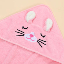 Load image into Gallery viewer, Cartoon Baby Bath Towels Soft Newborn Hooded Towel Blanket Cute Toddler Bathrobe Warm Sleeping Swaddle Wrap for Boys Girls