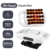 Load image into Gallery viewer, 30-Heads Body Massage Gun High-Frequency Vibration Fascia Gun Back Waist Thigh Massager Neck Shoulder Massager Muscle masajeador