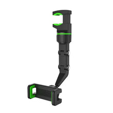 Load image into Gallery viewer, Universal Multifunctional Car Rearview Mirror Phone Holder Rotatable Adjustable Clip Mount Compatible with Smartphones Dash Cam