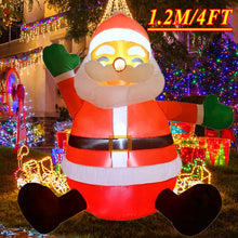 Load image into Gallery viewer, Christmas Inflatable Decoration Toy Built-in LED Lights Inflatable Model Ornament Xmas Party New Year Garden Indoor Outdoor Deco