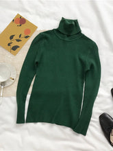 Load image into Gallery viewer, Turtleneck Sweater Womens 2025 Autumn Winter Tops Korean Slim Women Pullover Jumper Knitted Sweater Pull Femme Hiver Truien