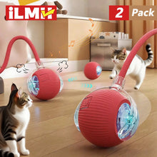 Load image into Gallery viewer, Dog Cat Interactive Ball Toy Automatic Rolling Ball Faux Tail Rechargeable Smart Pet Electric Toy Dog Cat Training Imitate Mouse