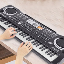 Load image into Gallery viewer, 61-Key Kids Electronic Piano Keyboard with Microphone - Portable Educational Toy